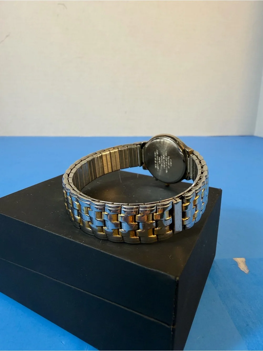 Anne Klein Silver and Gold-Tone Round Dial Watch
